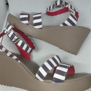Cros Women's Size 8 'Leigh' Nautical Wedge